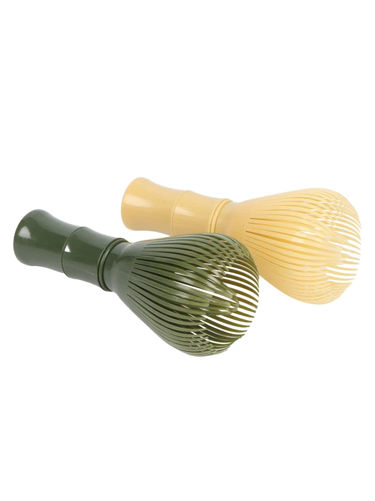 Traditional Matcha Whisk Reusable Resin Matcha Whisk Chasen Dishwasher Safe Matcha Stirrer Matcha Green Tea Powder Preparation